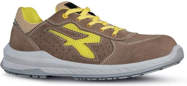 Thumbnail - Sicherheitsschuhe niedrig REFLEX ESD S1P SRC - Braun/Gelb 36