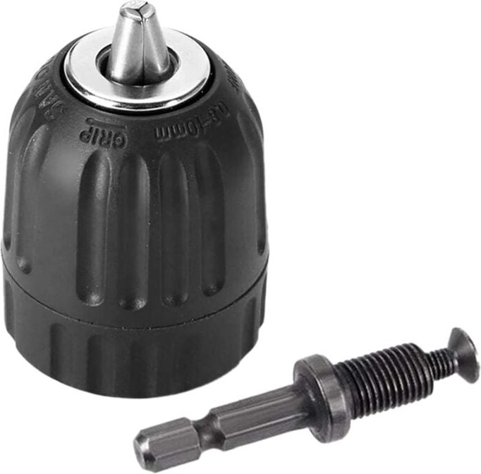 2 stück von Hand-Fest Chuck Set Adapter Heavy Duty 10mm Keyless Bohrfutter mit Adapter Hardware Werkzeuge