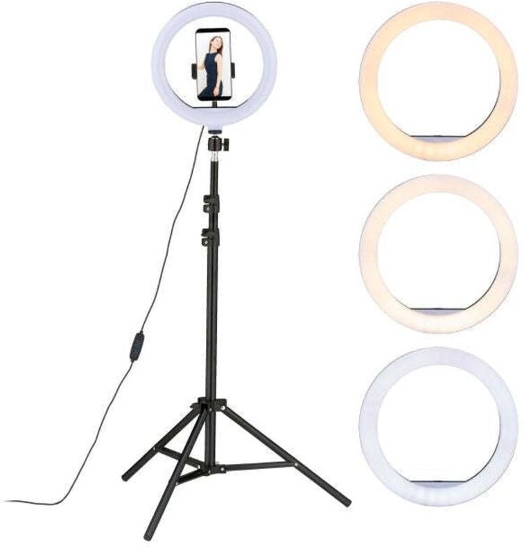 Led ringlicht mit stander