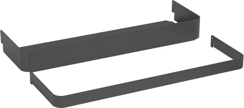 Kesseböhmer K-Line side Türregal, Ablage mit Reling (351 x 110 x 61 mm, anthrazit) von sotech