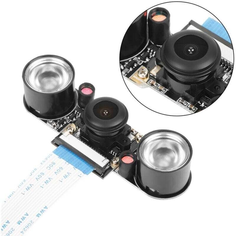 Ulisem 5 Millionen Pixel Nachtsichtkameramodul mit 130° Betrachtungswinkel für Raspberry Pi B 3/2