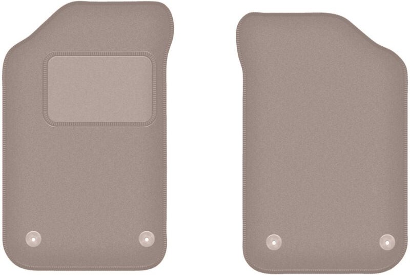 Beige Veloursmatten für: MG F / TF Coupé, Cabrio (2007-2011)