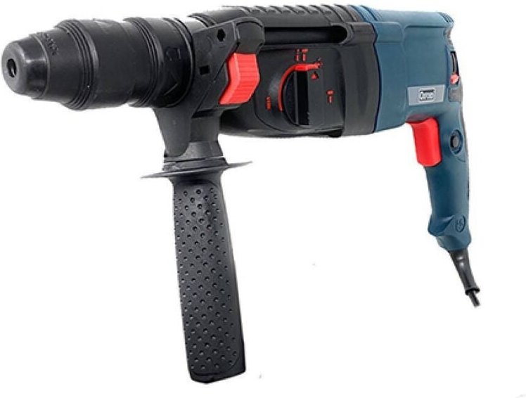 Trade Shop - 800-Watt-Abbruchbohrmaschine mit SDS-Plus-Bits, Hammerbohrer, 26-mm-Bohrfutter -