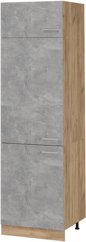 Vicco - Kühlumbauschrank R-Line, Beton, 60 cm