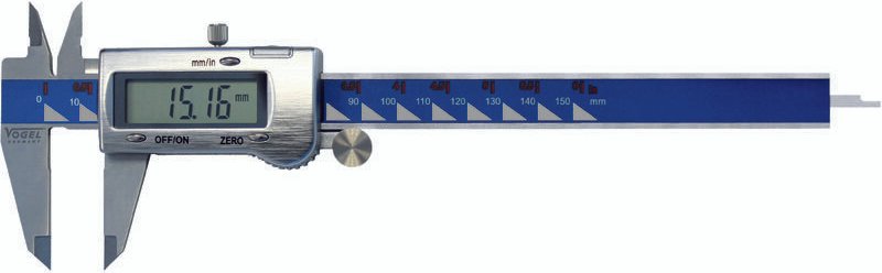 Germany elektrischer Digital Messschieber Messbereich 150 mm / 6 Inch - Vogel
