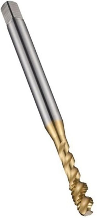 Maschinengewindebohrer DIN 371C EX00TIN M10x1.5mm HSS-E-PM TiN 2,5XD 6H