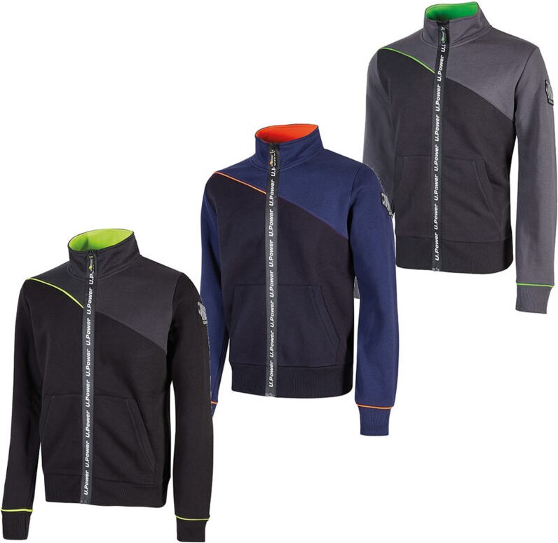 U Power Uranus Arbeits-Sweatshirt - xxxxl - Dunkelgrau