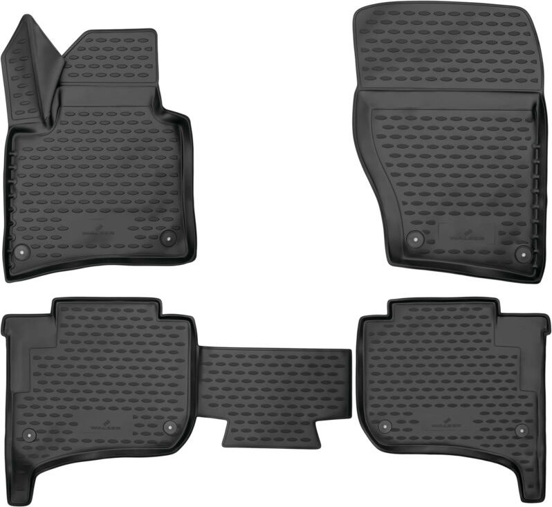 Walser - Gummimatten xtr für vw Touareg ii, Zweizonen-Klimaanlage 2010 - 2018