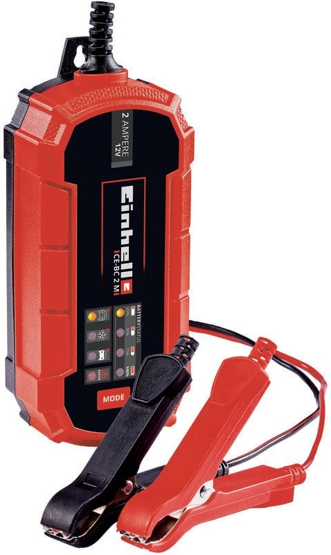 Einhell - Batterie-Ladegerät ce-bc 2 m (intelligentes Batterieladegerät mit Mikroprozessorsteuerung für verschiedenste B...