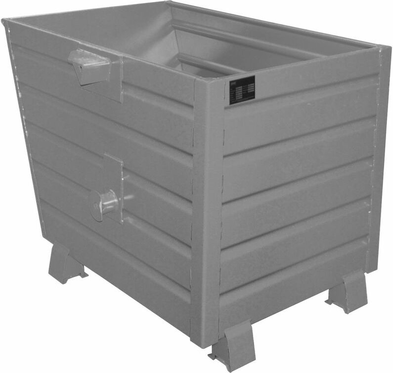 Bauer Stapelkipper BSK 90, lackiert, Mausgrau