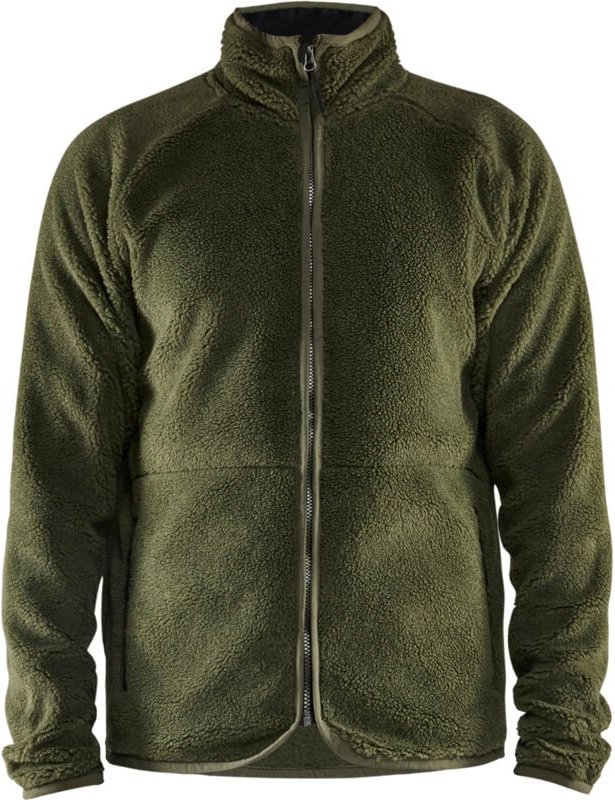 Arbeitsjacke aus Fleece 4729 - Grün Herbst XS