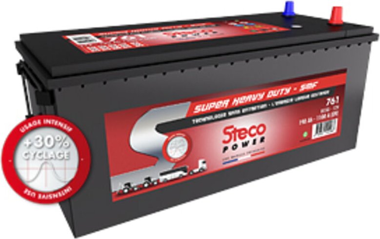 Batterie 12V 190Ah 1100A 512x223x220 mm Super Heavy Duty SMF STECOPOWER - 761