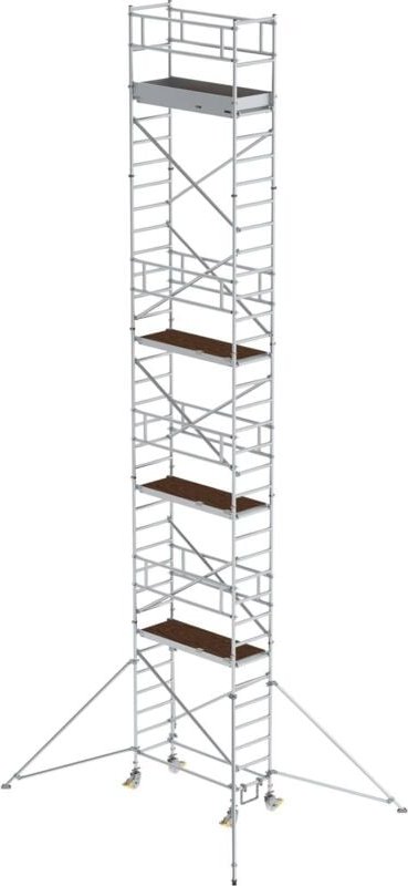Günzburger Steigtechnik - Rollgerüst 0,75 x 1,8 m mit Ausleger Plattformhöhe 9,35 m - 154946