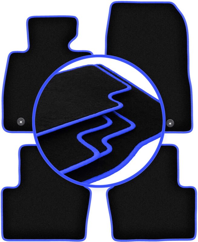 CARLUX-BLUE Auto-Fußmatten für: Mazda CX-3 Crossover (2015-)