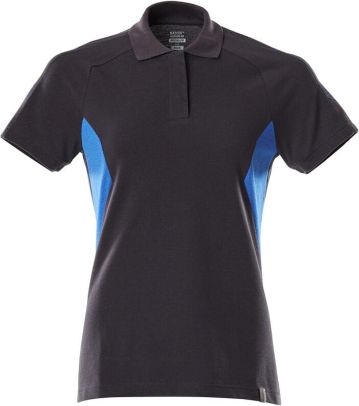 Mascot Polo-Shirt ACCELERATE Damen 18393 Gr. 3XL schwarzblau/azurblau