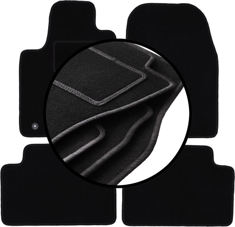 Komplettset Veloursmatten für: Dodge Durango III Offroad (2010-)