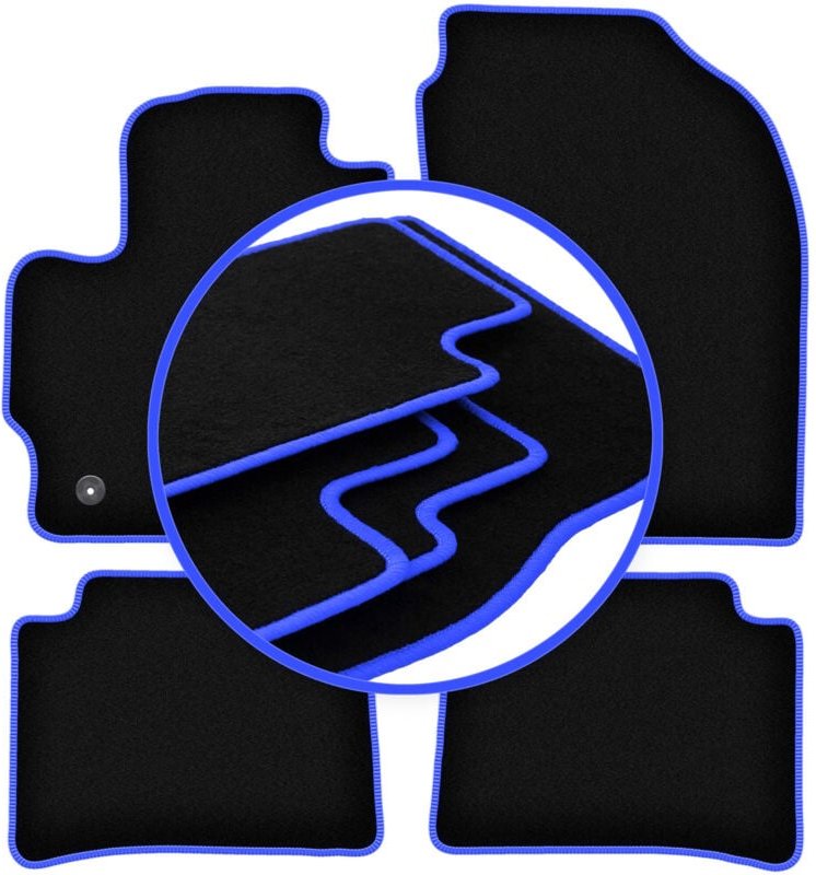 CARLUX-BLUE Autofußmatten für: Toyota Corolla E21 Fließheck (2019-)