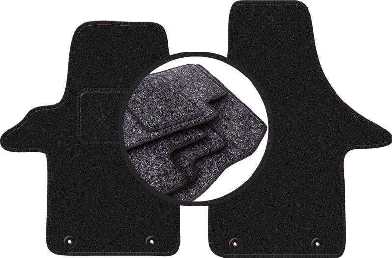 ANTHRA Autofußmatten für: Volkswagen Transporter T5 Multivan Kastenwagen (2005-2015)