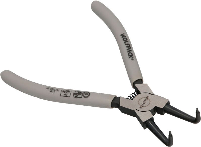 Gebogene Innenscheibenzange 175 mm. Stahl Din 5256