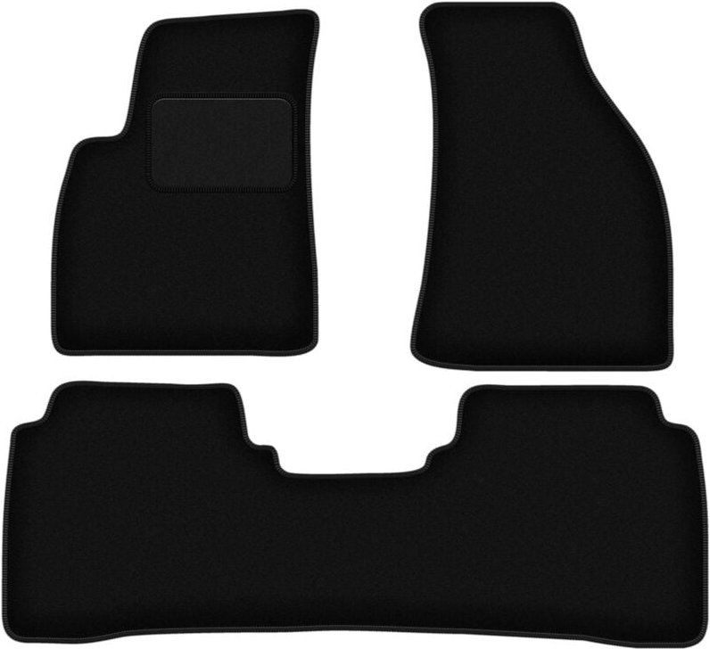 Schwarze Veloursmatten für: Hyundai SantaFe I SUV (2000-2006)