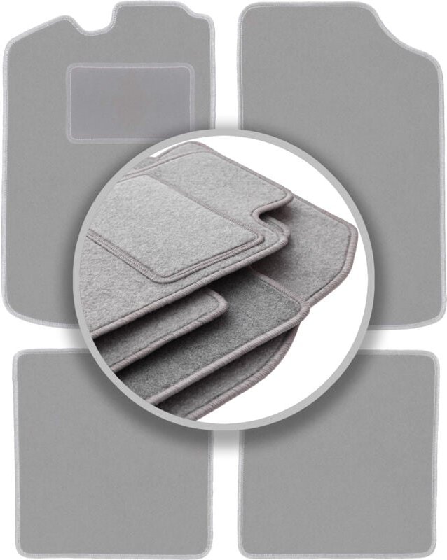 Graue Autofußmatten für: Volkswagen Golf I Fließheck (1974-1983)