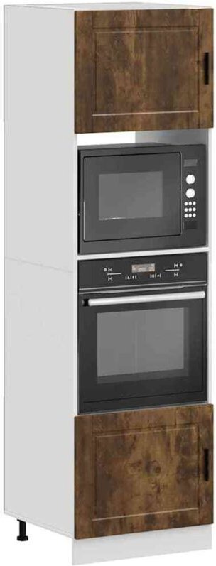 Vidaxl - Herdumbauschränke 2 Stk. Porto Räuchereiche Holzwerkstoff