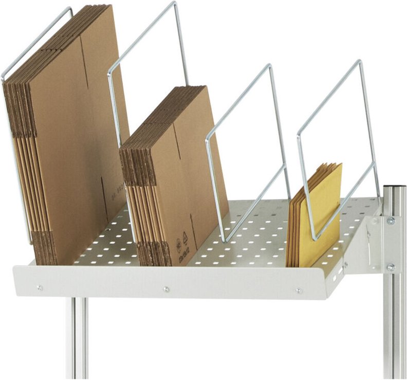 Kartonagenmagazin, B750(665)xT650xH500mm, RAL7035 - RAU