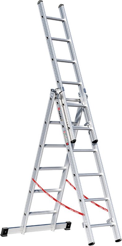 Euroline Premium 307 Mehrzweckleiter 3x6 Sprossen