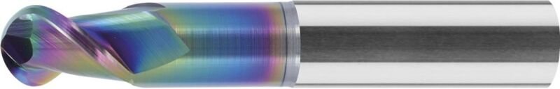 Radiusfräser vhm 12,0mm Z2 kurz ha ta-c Format gt