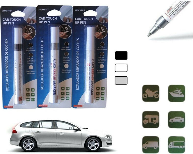 Trade Shop Traesio - Trade Shop - penna pennarello für ritocco graff carrozzeria elimina ripar auto moto - Grau