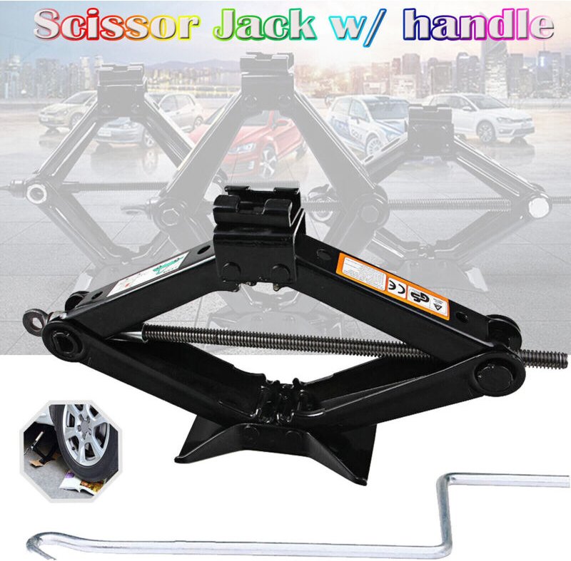 Scherenwagenheber Auto Wagenheber 2000kg 2t Scherenwagenheber mit Handkurbel