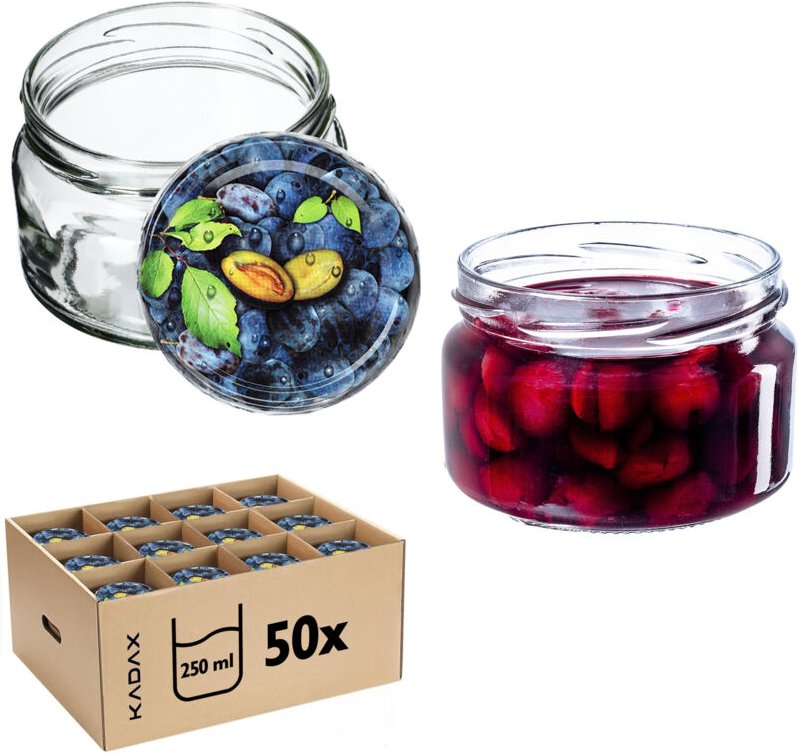 Glas Klara 250ml fi82 TO-250/1 Packung mit 50 Stück - Kadax