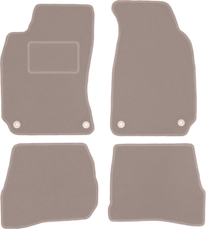 Beige Veloursmatten für: Volkswagen Passat B5 Limousine, Kombi, Variant (1996-2001)