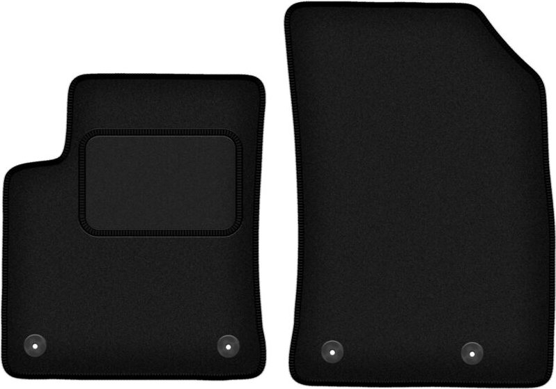 Vordere Matten schwarz für: Citroen C3 Aircross II Crossover (2017-)
