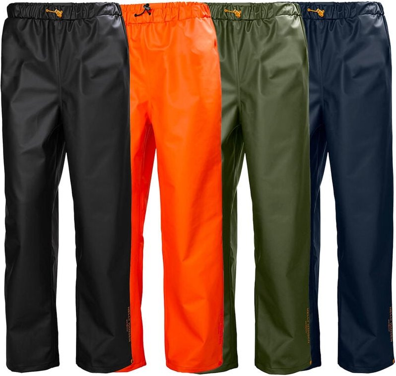 Helly Hansen Gale Rain Pant Wasserdichte Arbeitshose - XL - Schwarze