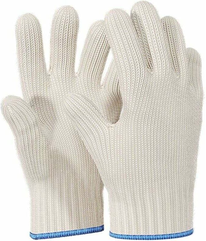 Hitzebeständige Outdoor-Handschuhe, Ofenhandschuhe, hochtemperaturbeständige Baumwollhandschuhe