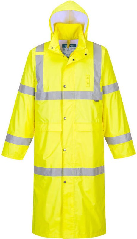 Regenmantel HiVis 122cm Gelb 4XL