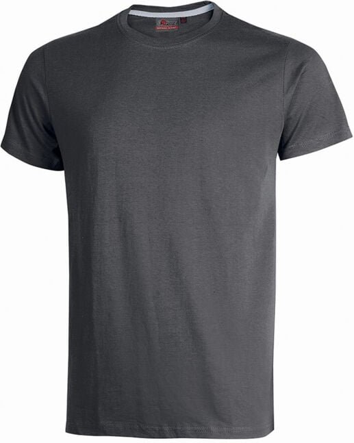 Thumbnail - Arbeits-T-Shirt FIGI - Meteoritgrau, Packung 30 - XL
