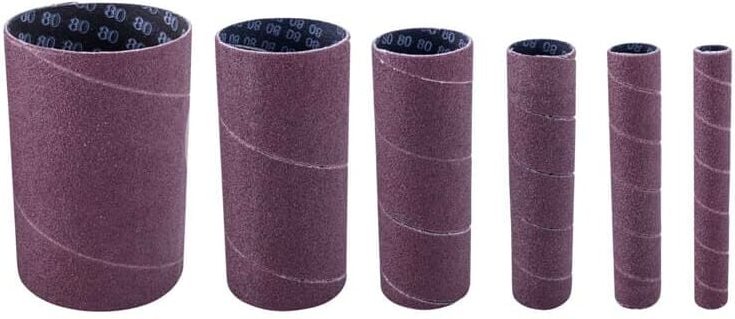 Scheppach - Schleifhülsen Set K120 6-tlg. für Spindelschleifer OSM100 + OSM600