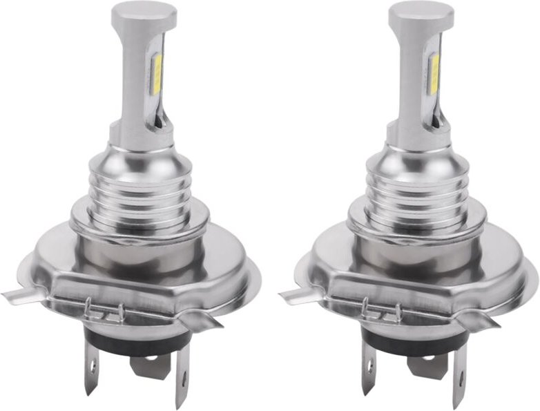 Tlily - 2X H4 9003 Hb2 6000K Super Weiß Csp Led Scheinwerfer Birne Kit Hohe Abblendlicht Canbus