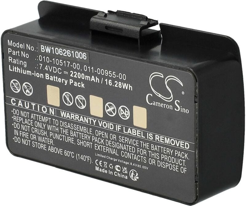 Vhbw - Akku kompatibel mit Garmin 010-00543-00, EGM478, 100054300, 3580100054300 gps Navigation Navi (2200 mAh, 7,4 v, L...