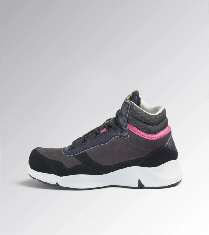 Thumbnail - Sicherheitsschuhe Damen AHTENA S3L FO SR ESD Hoch - Grau/Rose 39