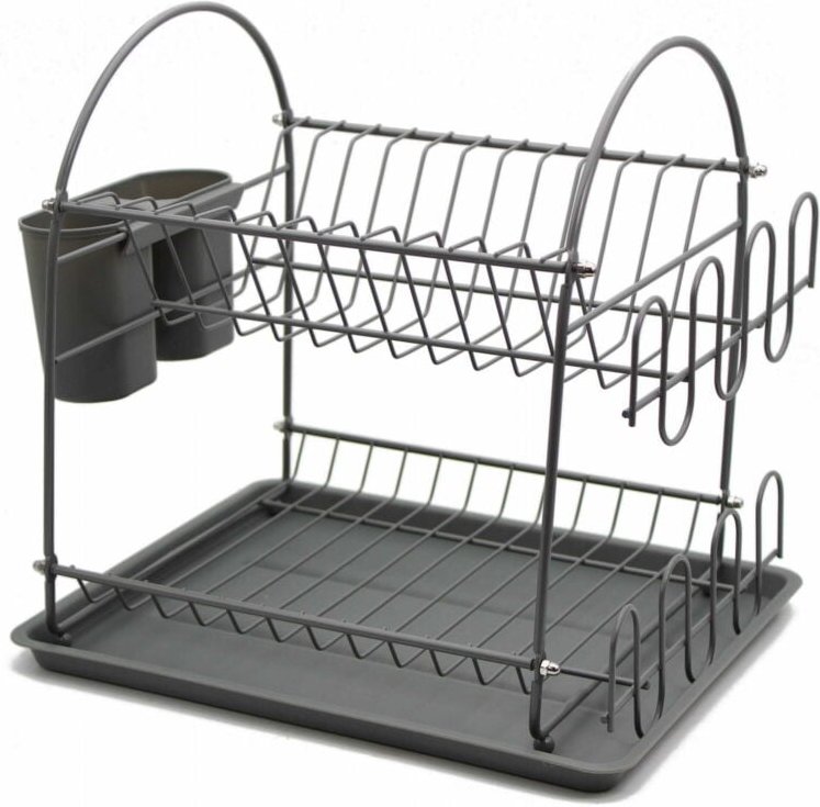 Abtropfgestell 32x32x26cm BRUNBESTE BB-3565 Grau