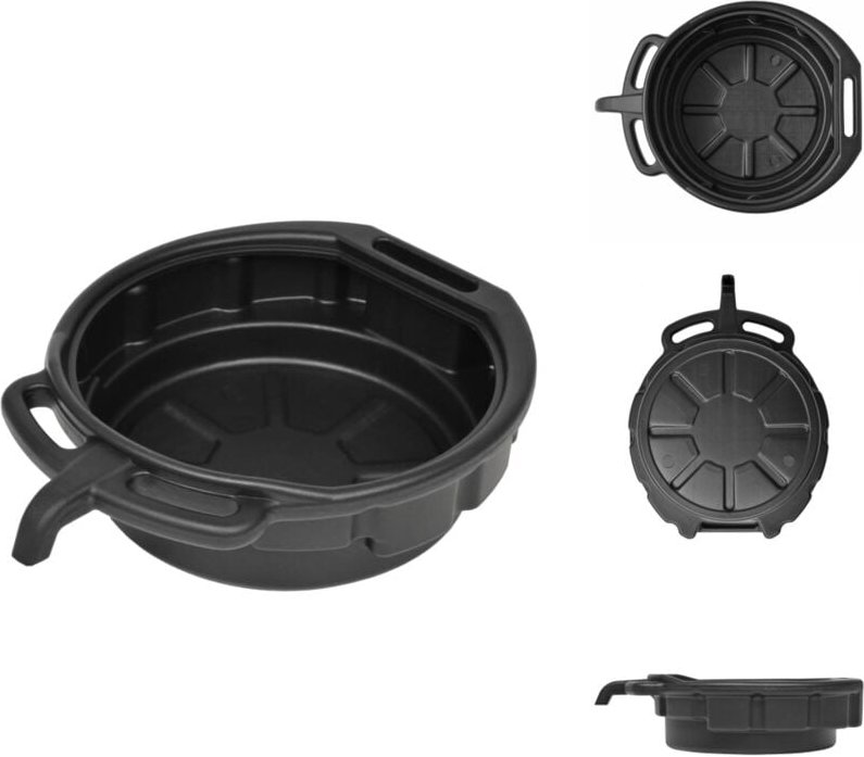 Lauffangwanne mit Ausguss 16 l - Öl Auffangen - Motoröl Entsorgen - Werkstattbedarf - Werkzeug - Autowerkstatt