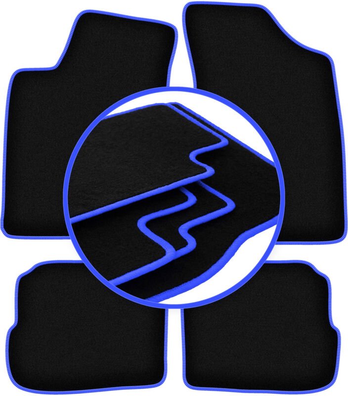 CARLUX-BLUE Autofußmatten für: Volkswagen Passat B3 Kombi, Limousine (1988-1993)
