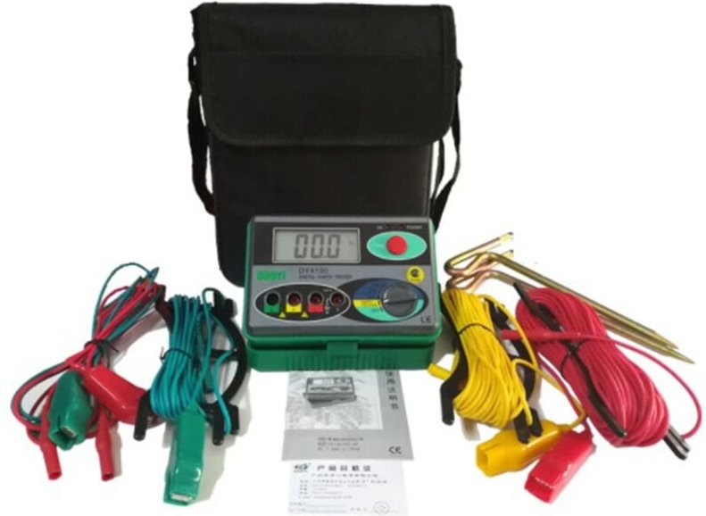 Thumbnail - Tlily - DY4100 Digitaler Widerstandstester Erdungsmessgerät Multimeter
