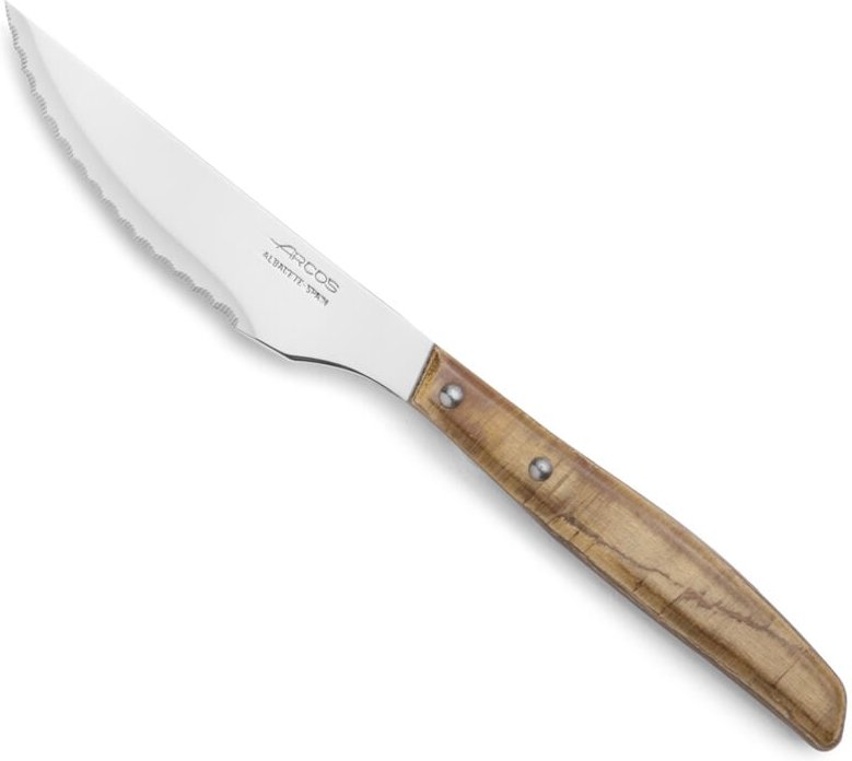 Steakmesser für Braten, helles Holz, FOREST, Länge 110/220 mm