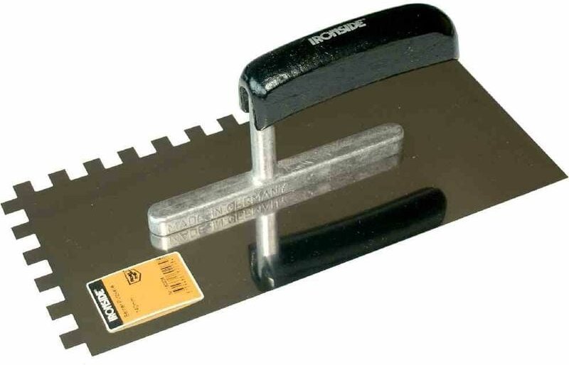 Glättekelle 280 mm 10 x 10 mm rostfrei, gezahnt