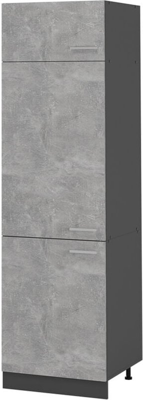 Vicco - Kühlumbauschrank R-Line, Beton, 60 cm