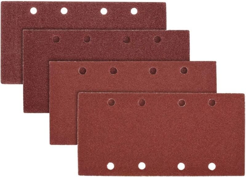 25x Schleifpapier - Exzenterschleifer Schleifmittel - Haftschleifblätter mit Klettverschluss - Körnung P 40/60/80/100 - ...